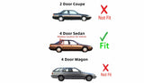 Passenger Right Side Rear Vent Window Vent Glass Compatible with Honda Accord 4 Door Sedan 1990-1993 Models