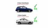Passenger Right Side Front Door Window Door Glass Compatible with Mazda 3 2004-2009 Models