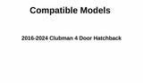 Passenger Right Side Front Door Window Door Glass Compatible with Mini Clubman 2016-2024 Models