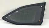 Black Moulding Style W/ Atenna Driver Left Side Quarter Window Quarter Glass Compatible with Toyota Highlander 2020-2025 Models