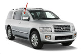 Laminated Passenger Right Side Front Door Window Door Glass Compatible with Infiniti QX56 2007-2010 Models