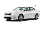 Driver Left Side Rear Vent Window Vent Glass Compatible with Toyota Camry 4 Door Sedan 2012-2014 Models
