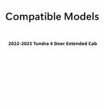 Tempered Passenger Right Side Rear Door Window Door Glass Compatible with Toyota Tundra 4 Door Extended Cab Pickup 2022-2025 Models