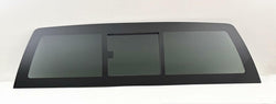 Flush Fit Manual Slider Back Window Back Glass Compatible with Chevrolet Silverado / GMC Sierra 1500 2007-2013 Models & 2500 3500 2007-2014 Models Pickup (Not For Classic Models)