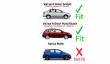Passenger Right Rear Door Window Door Glass Compatible with Nissan Versa 4 Door Hatchback 2007-2013 Models / Versa 4 Door Sedan 2007-2011 Models