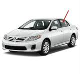 Driver Left Side Rear Door Window Door Glass Compatible with Toyota Corolla 4 Door Sedan 2009-2013 Models