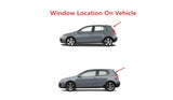 Heated Back Tailgate Window Back Glass Compatible with Volkswagen GTI / Golf 2 & 4 Door Hatchback 2010-2014 Models
