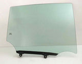 Passenger Right Side Rear Door Window Door Glass Compatible with Nissan Versa 4 Door Sedan 2012-2019 Models