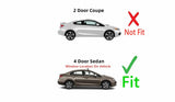 Passenger Right Side Front Door Window Door Glass Compatible with Honda Civic 4 Door Sedan 2012-2015 Models