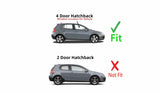 Passenger Right Side Front Door Window Door Glass Compatible with Volkswagen Rabbit 2006-2009 / GTI 2007-2009 4 Door Hatchback Models