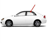 Tempered Driver Left Side Rear Door Window Door Glass Compatible with Kia Spectra 4 Door Sedan 2005-2009 Models (Also Fit 2004 Spectra 2.0L ENG Sedan)