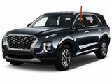 Tempered Driver Left Side Front Door Window Door Glass Compatible with Hyundai Palisade 2020-2025 Models
