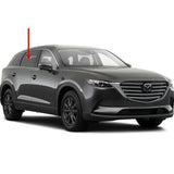 Passenger Right Side Rear Door Window Door Glass Compatible with Mazda CX-9 2016-2023 Models
