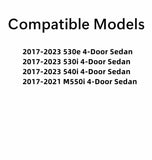 Passenger Right Side Rear Door Window Door Glass Compatible with BMW 530e / 530i / 540i / M550i 4 Door Sedan 2017-2023 Models