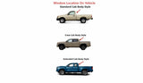 Clear Rear Manual Slider Back Window Back Glass (OEM Style) Compatible with Toyota Tacoma Pickup 2005-2023 Models