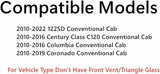 Tempered Passenger Right Side Door Window Door Glass Compatible with Freightliner 122SD 2010-2022 / Century Class C120 Columbia 2010-2016 / Coronado 2010-2019 W.O Vent Models