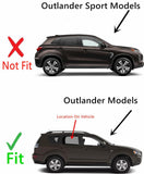 Passenger Right Side Rear Door Window Door Glass Compatible with Mitsubishi Outlander 2007-2013 Models