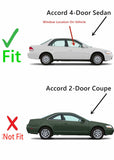 Passenger Right Side Front Door Window Door Glass Compatible with Honda Accord 4 Door Sedan 1998-2002 Models