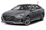 Driver Left Side Rear Door Window Door Glass Compatible with Hyundai Sonata Plug-in / Sonata Hybrid 2016-2019 Models