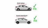 Passenger Right Side Front Door Window Door Glass Compatible with Kia Forte / Fort5 2014-2018 Models