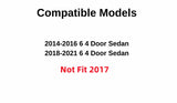 Tempered Passenger Right Side Front Door Window Door Glass Compatible with Mazda 6 2014-2016 & 2018-2021 Models