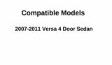 OEM Driver Left Side Front Vent Window Vent Glass Compatible with Nissan Versa 4 Door Sedan 2007-2011 Models