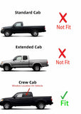 Driver Left Side Rear Door Window Door Glass Compatible with Toyota Tundra Pickup 4 Door Crew Cab 2004-2006 Models