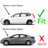 Driver Left Side Front Door Window Door Glass Compatible with Hyundai Elantra 2009-2011 / Elantra Touring 2012 4 Door Wagon Models