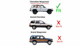 Passenger Right Side Rear Vent Window Vent Glass Compatible with Jeep Cherokee 1984-2001 / Wagoneer 1984-1990 4-Door Models