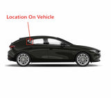 Passenger Right Side Rear Vent Window Vent Glass Compatible with Mazda 3 4 Door Hatchback 2019-2026 Models