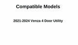 Passenger Right Side Front Door Window Door Glass Compatible with Toyota Venza 2021-2024 Models
