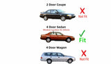 Passenger Right Side Rear Door Window Door Glass Compatible with Toyota Camry 4 Door Sedan 1992-1996 Models