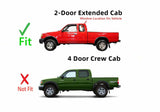 Driver Left Side Quarter Window Quarter Glass Compatible with Toyota Tacoma Pickup 2 Door Extended Cab 1995-2000 Models