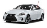 Driver Left Side Rear Door Window Door Glass Compatible with Lexus IS250 / IS350 / IS300 / IS200t 4 Door Sedan 2014-2020 Models