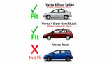 Driver Left Rear Door Window Door Glass Compatible with Nissan Versa 4 Door Hatchback 2007-2013 Models / Versa 4 Door Sedan 2007-2011 Models