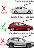 Passenger Right Side Rear Door Window Door Glass Compatible with Toyota Corolla / Corolla GR 4 Door Hatchback 2019-2026 Models