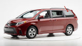 Movable Driver Left Side Quarter Window Quarter Glass Compatible with Toyota Sienna 2011-2020 Models