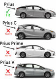 Tempered Passenger Right Side Front Door Glass Tempered Glass Compatible with Toyota Prius 4 Door Hatchback 2016-2022 Models