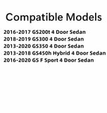 Laminated Driver Left Side Front Door Window Door Glass Compatible with Lexus GS200t / GS300 / GS350 / GS450h / GS F Sport 2013-2020 Models