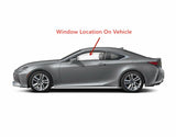 Driver Left Side Door Window Door Glass Compatible with Lexus RC200t / RC300 / RC350 2015-2024 Models