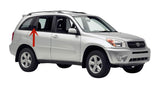 Passenger Right Side Rear Vent Window Vent Glass Compatible with Toyota RAV4 2001-2005 4 Door Models