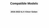 Passenger Right Side Front Door Window Door Glass Compatible with Acura ILX 2016-2022 Models