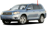 Driver Left Side Rear Vent Window Vent Glass Compatible with Toyota Highlander 2008-2013 Models