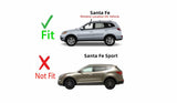 Driver Left Side Front Door Window Door Glass Compatible with Hyundai Santa Fe 2007-2012 Models