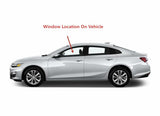 Tempered Driver Left Side Front Door Window Door Glass Compatible with Chevrolet Malibu 2016-2025 Models (Not For Malibu Limited 2016)