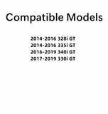 Passenger Right Side Rear Door Window Glass Compatible with BMW 328iGT / 335iGT / 340iGT / 330iGT 4 Door Hatchback 2014-2019 Models