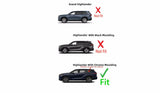 Chrome Moulding Style With Antenna Driver Left Side Quarter Window Quarter Glass Compatible with Toyota Highlander 2020-2025 Models