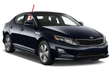 Tempered Passenger Right Side Front Door Window Door Glass Compatible with Kia Optima 2011-2015 Models