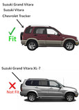 Tempered Passenger Right Side Rear Door Window Door Glass Compatible with Chevrolet Tracker / Suzuki Vitara / Suzuki Grand Vitara 1999-2005 Models (Not For Grand Vitara XL-7)