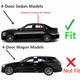 Driver Left Side Rear Door Window Door Glass Compatible with Mercedes Benz C300 / C400 / C43 AMG / C63 AMG 4-Door Sedan 2015-2021 Models